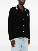 Cardigan de tricô canelado com botões - Casa BLC
