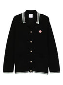 Cardigan de tricô canelado com botões - Casa BLC