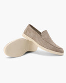 Mocassins de Camurça Bege