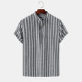 Camisa listrada mandarim