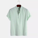 Camisa listrada mandarim