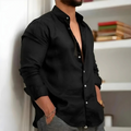 Camisa de Linho Masculina Verano